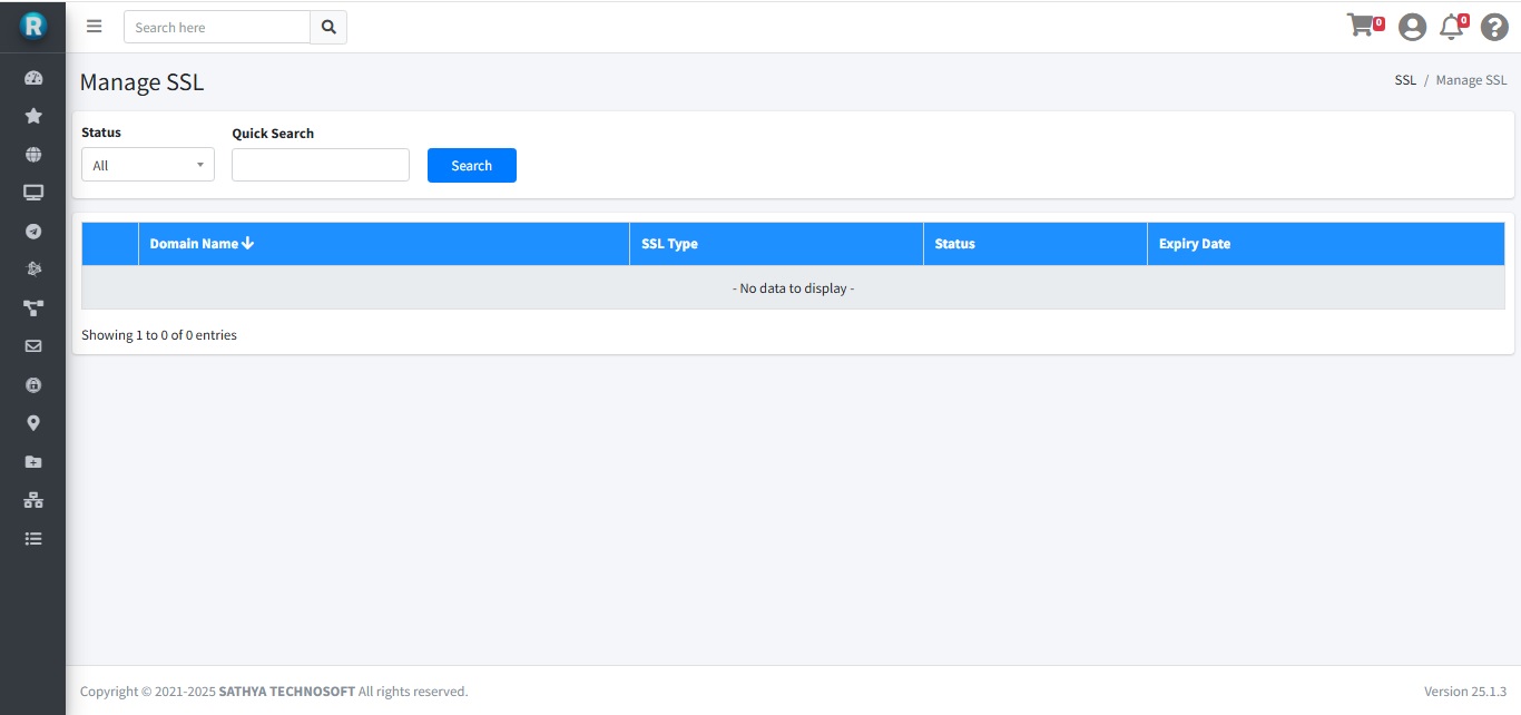 SSL Management Image