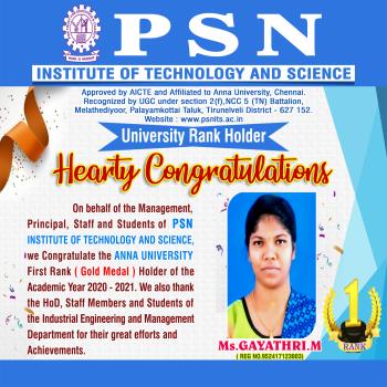 PSN Institute of Technology and Science